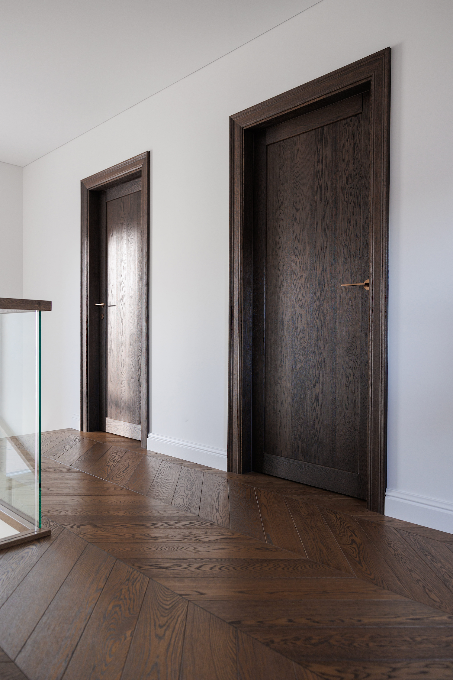 classic dark wood oak doors